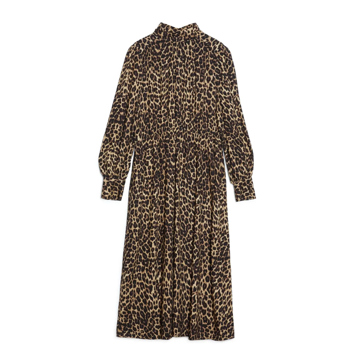 Albaray Animal Funnel Neck Dress 4