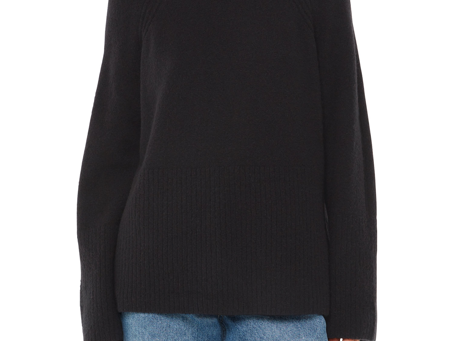 Whistles Textured Rib Detail Roll Neck 2