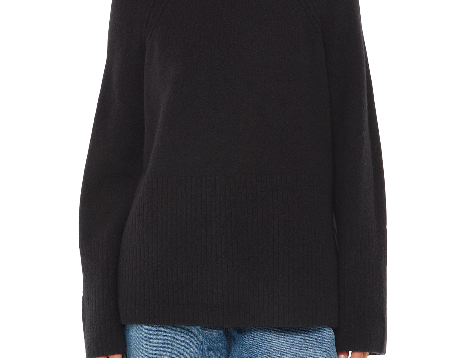 Whistles Textured Rib Detail Roll Neck 2