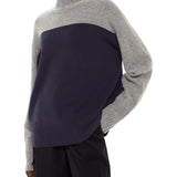 Whistles Wool Colour Block Funnel Neck 2