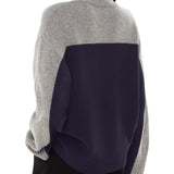 Whistles Wool Colour Block Funnel Neck 5