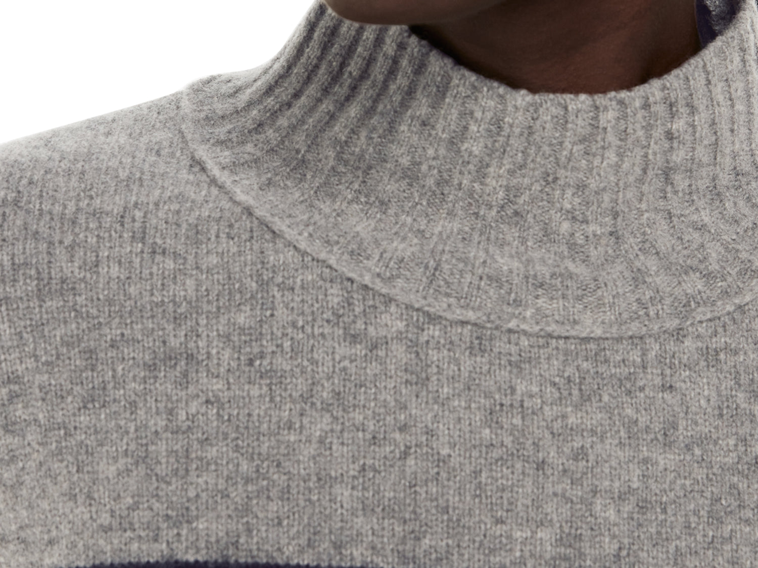 Whistles Wool Colour Block Funnel Neck 4
