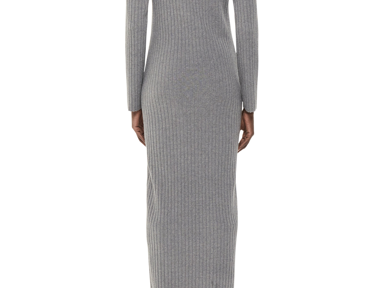 Whistles Bonnie Zip Ribbed Knit Dress 2