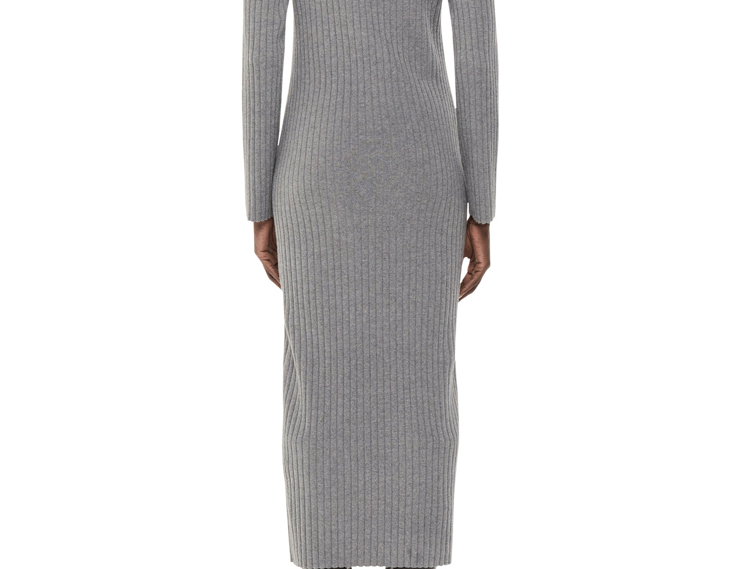 Whistles Bonnie Zip Ribbed Knit Dress 2