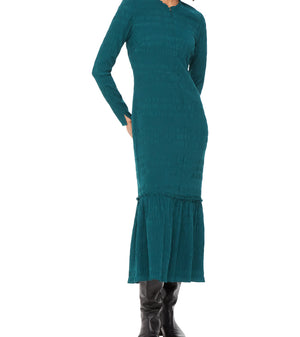 Whistles Imperfect Mila Textured Dress – Faded (M) 1