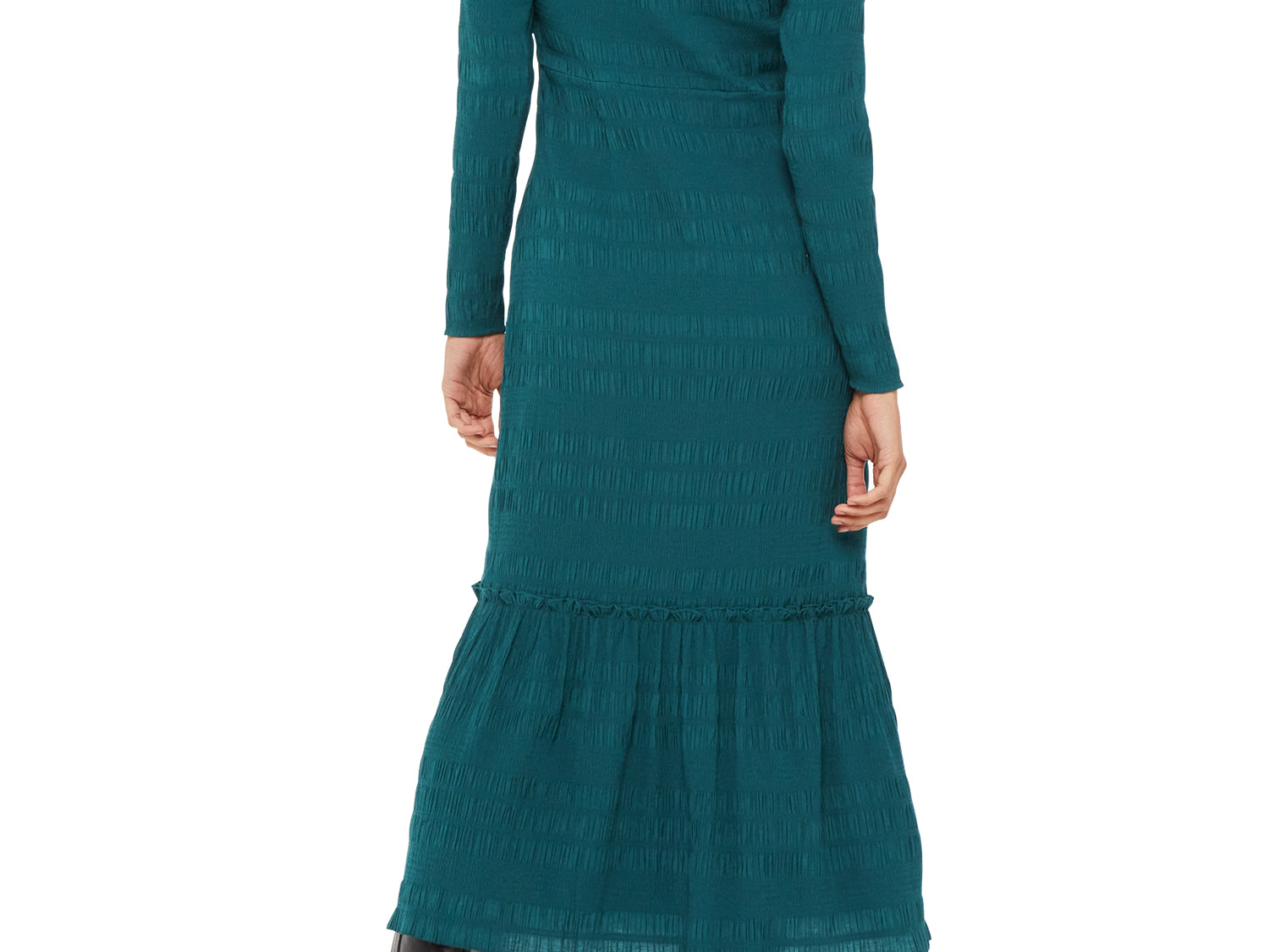 Whistles Imperfect Mila Textured Dress – Faded (M) 2