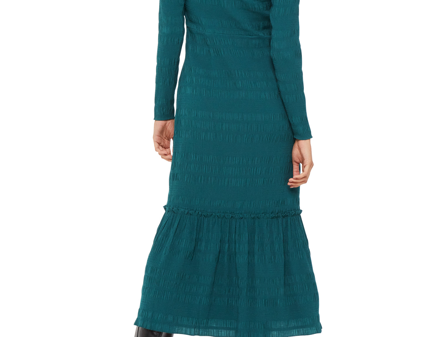 Whistles Imperfect Mila Textured Dress – Faded (M) 2