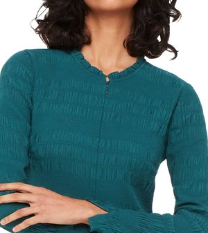 Whistles Imperfect Mila Textured Dress – Faded (M) 4