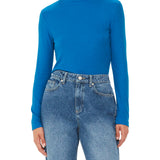 Whistles Essential Ribbed Polo Cobalt Blue 1