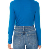 Whistles Essential Ribbed Polo Cobalt Blue 3