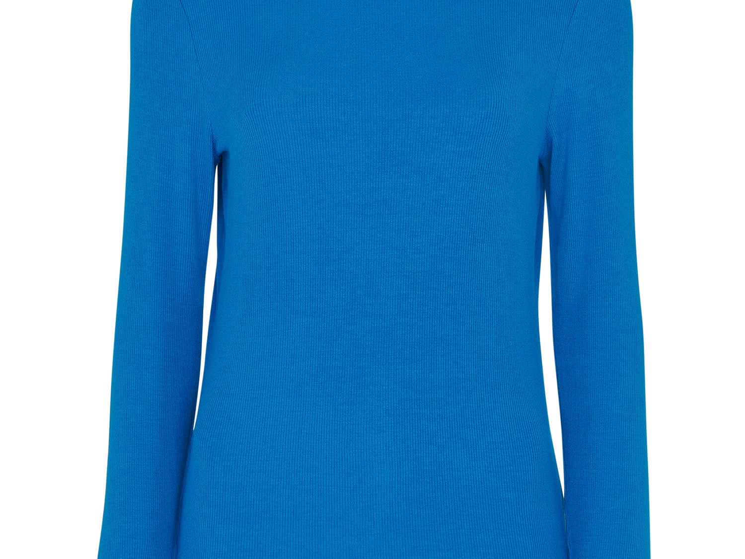 Whistles Essential Ribbed Polo Cobalt Blue 2