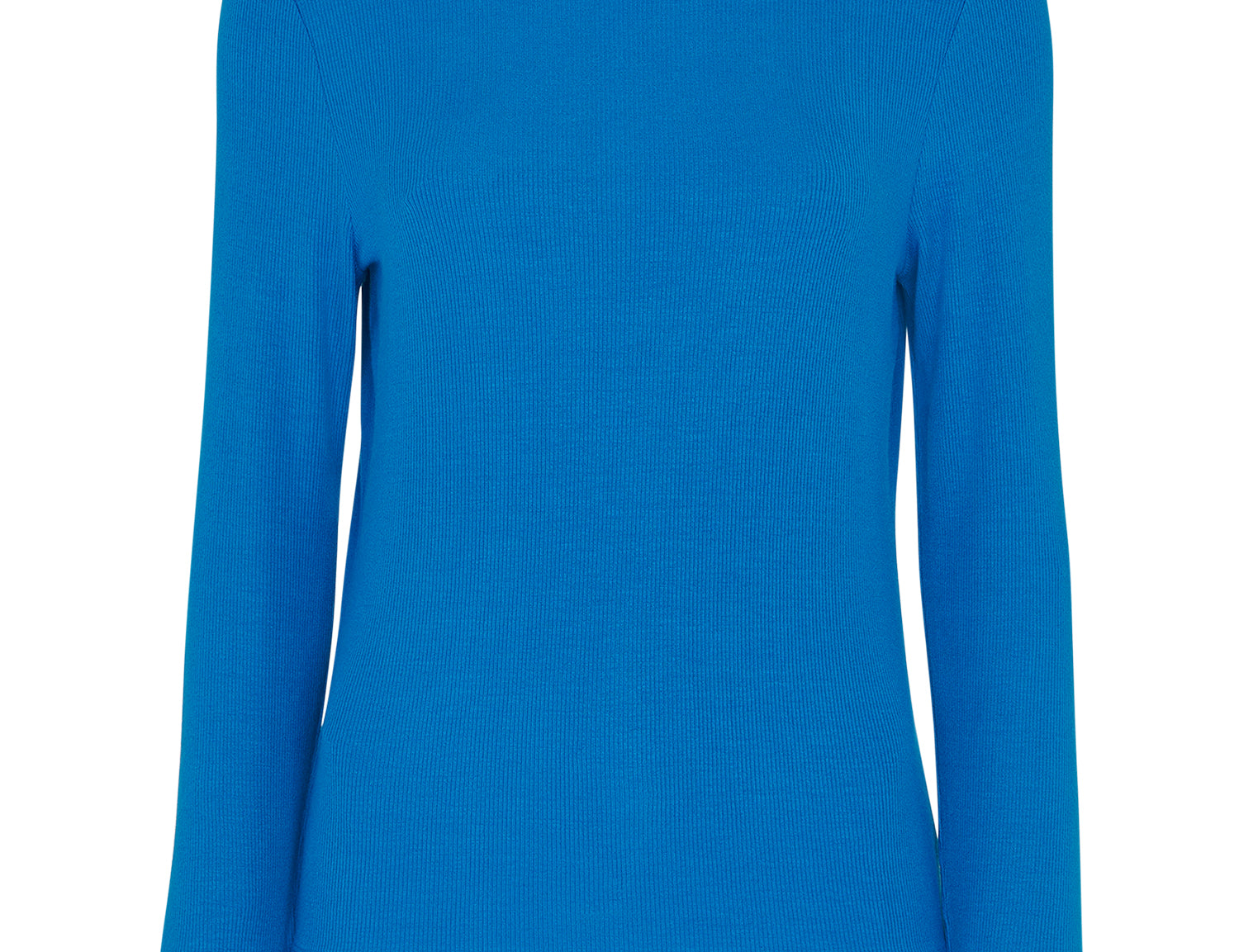 Whistles Essential Ribbed Polo Cobalt Blue 2