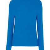 Whistles Essential Ribbed Polo Cobalt Blue 2