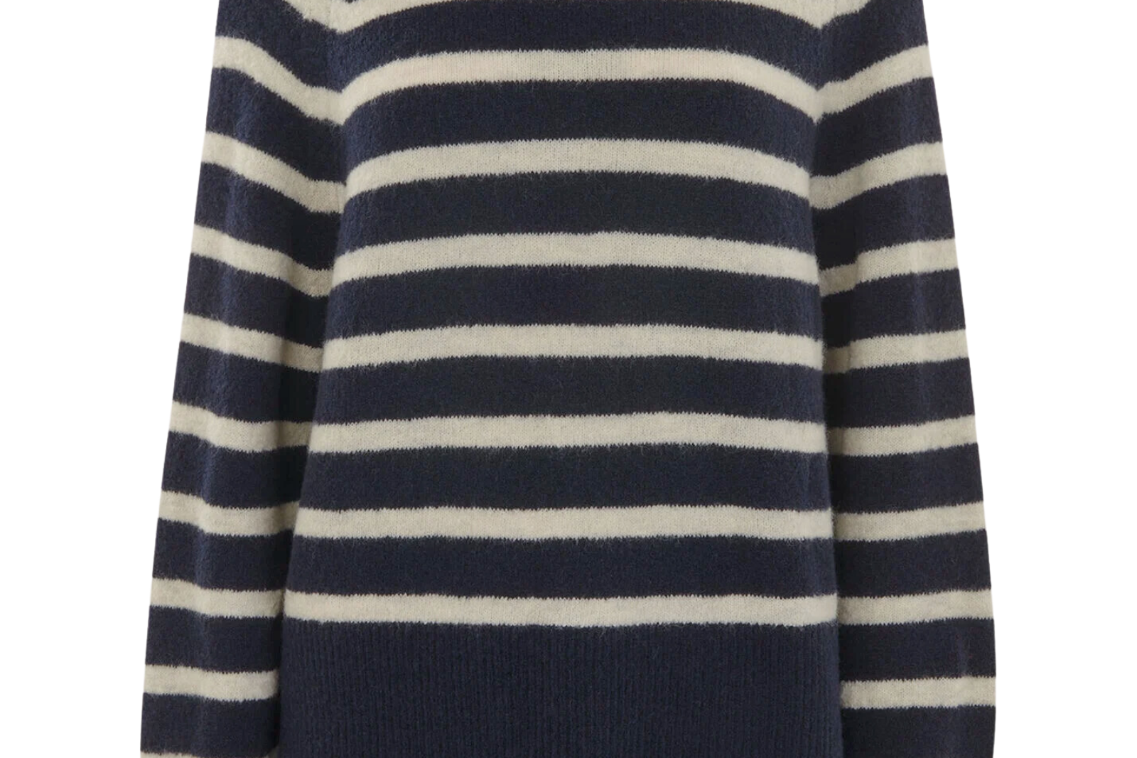 Whistles Stripe Funnel Neck Jumper 2