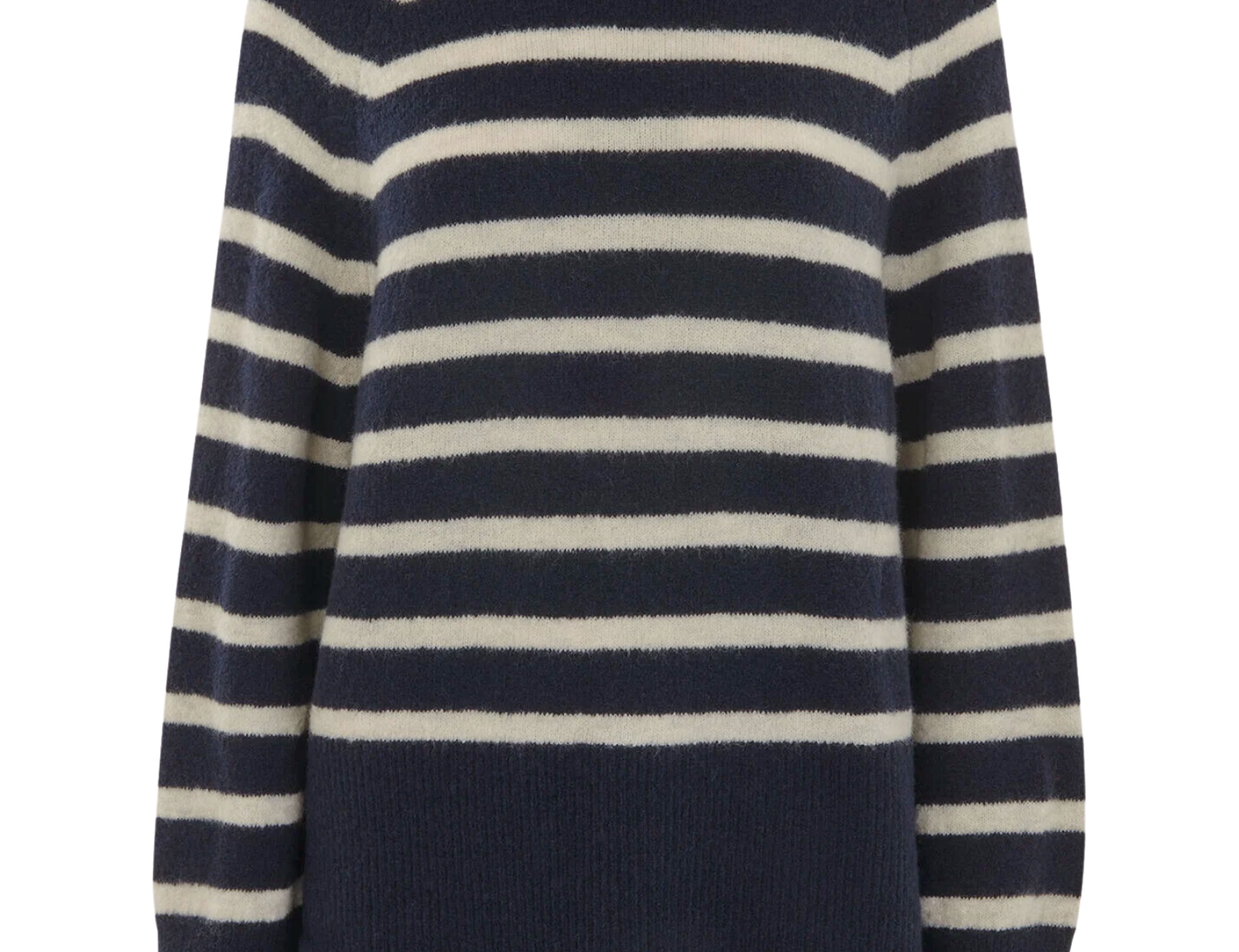 Whistles Stripe Funnel Neck Jumper 2