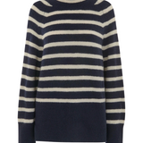 Whistles Stripe Funnel Neck Jumper 2