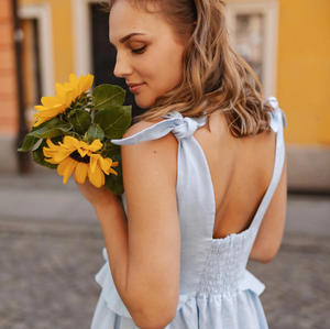 Bump & Milk Sienna Dress - Blue 3