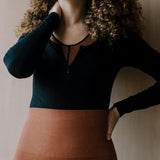 Jorgen House Maternity wear Long Sleeve Bodysuit 8