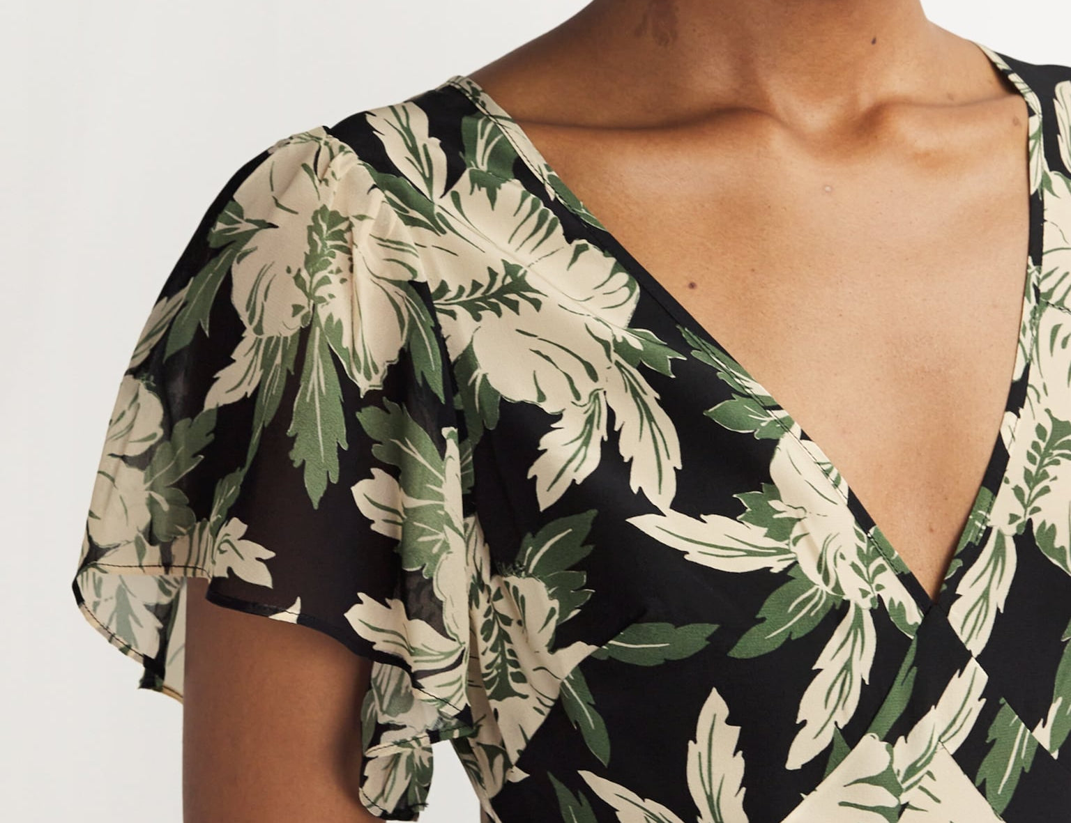 Rixo Hibiscus Print Evie Midi Dress 2