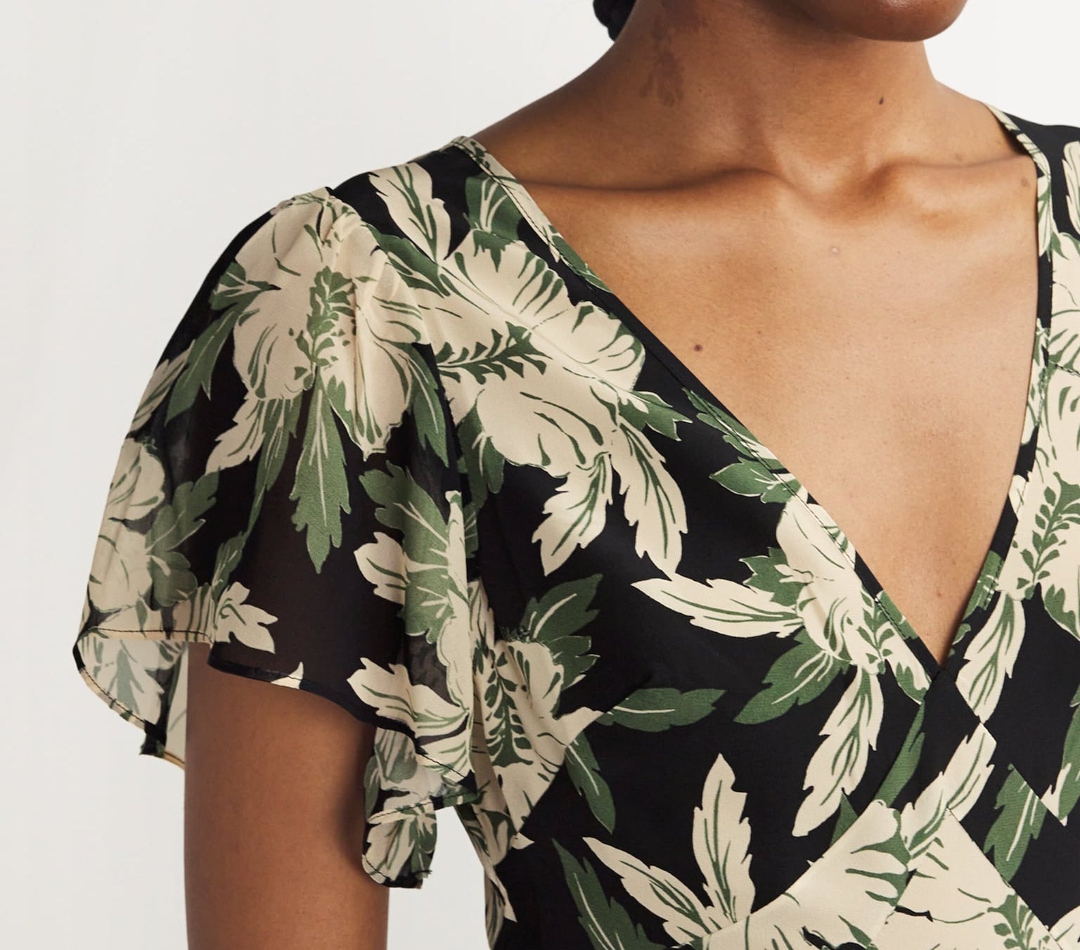 Rixo Hibiscus Print Evie Midi Dress 2
