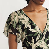 Rixo Hibiscus Print Evie Midi Dress 2