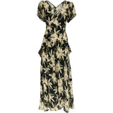 Rixo Hibiscus Print Evie Midi Dress 5
