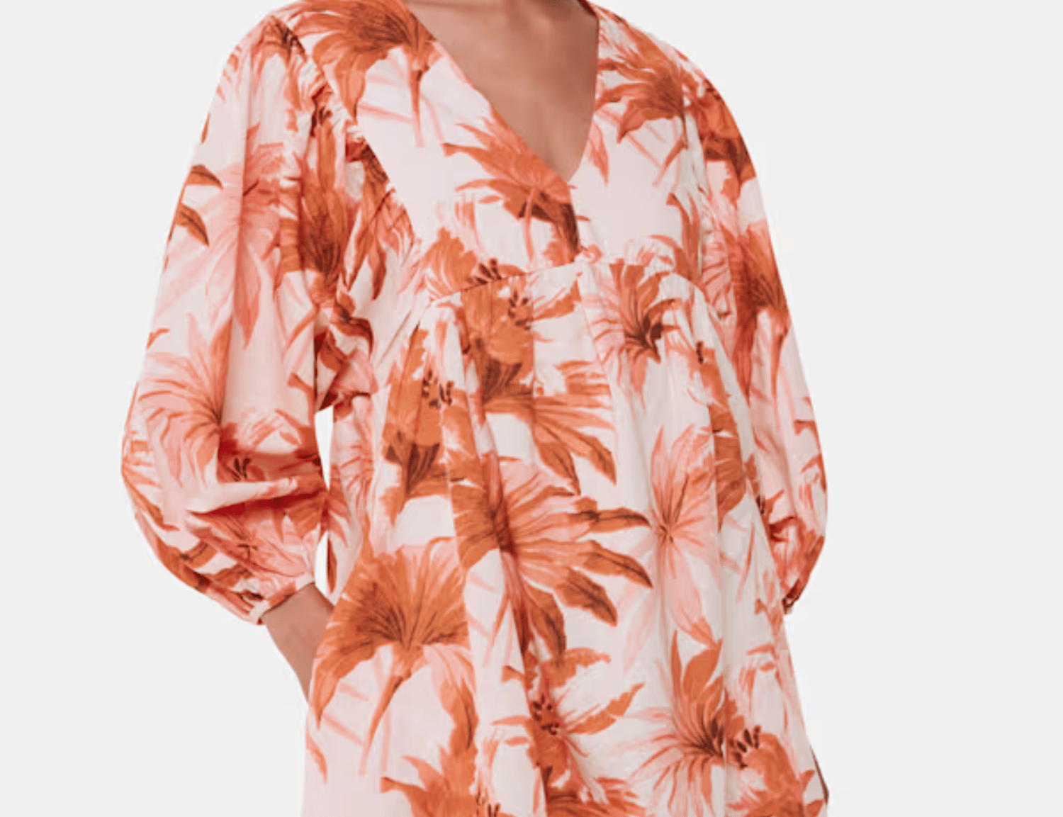 Whistles Honolulu Linen Blend Dress 1