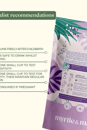 Myrtle and Maude Organic Postpartum Recovery Tea 8