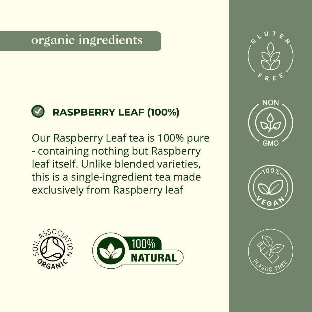 Myrtle and Maude Organic Raspberry Leaf Tea 9