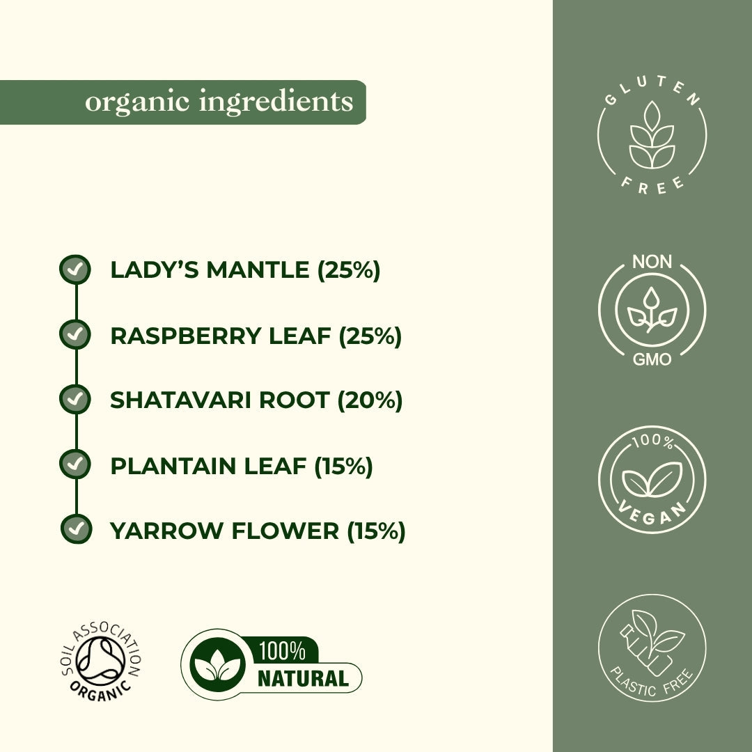 Myrtle and Maude Organic Postpartum Recovery Tea 9