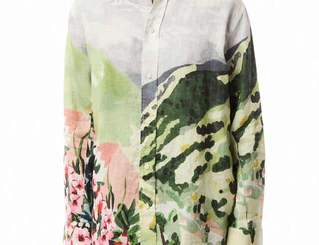 Desmond & Dempsey Hutte Placed Lounge Shirt 1