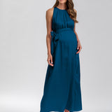 Pietro Brunelli Maternity Clarissa Corsair Maxi Dress with Removable Belt 1