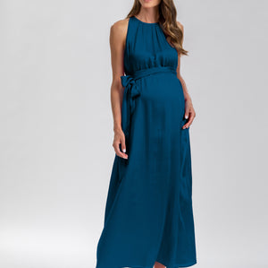 Pietro Brunelli Maternity Clarissa Corsair Maxi Dress with Removable Belt 1