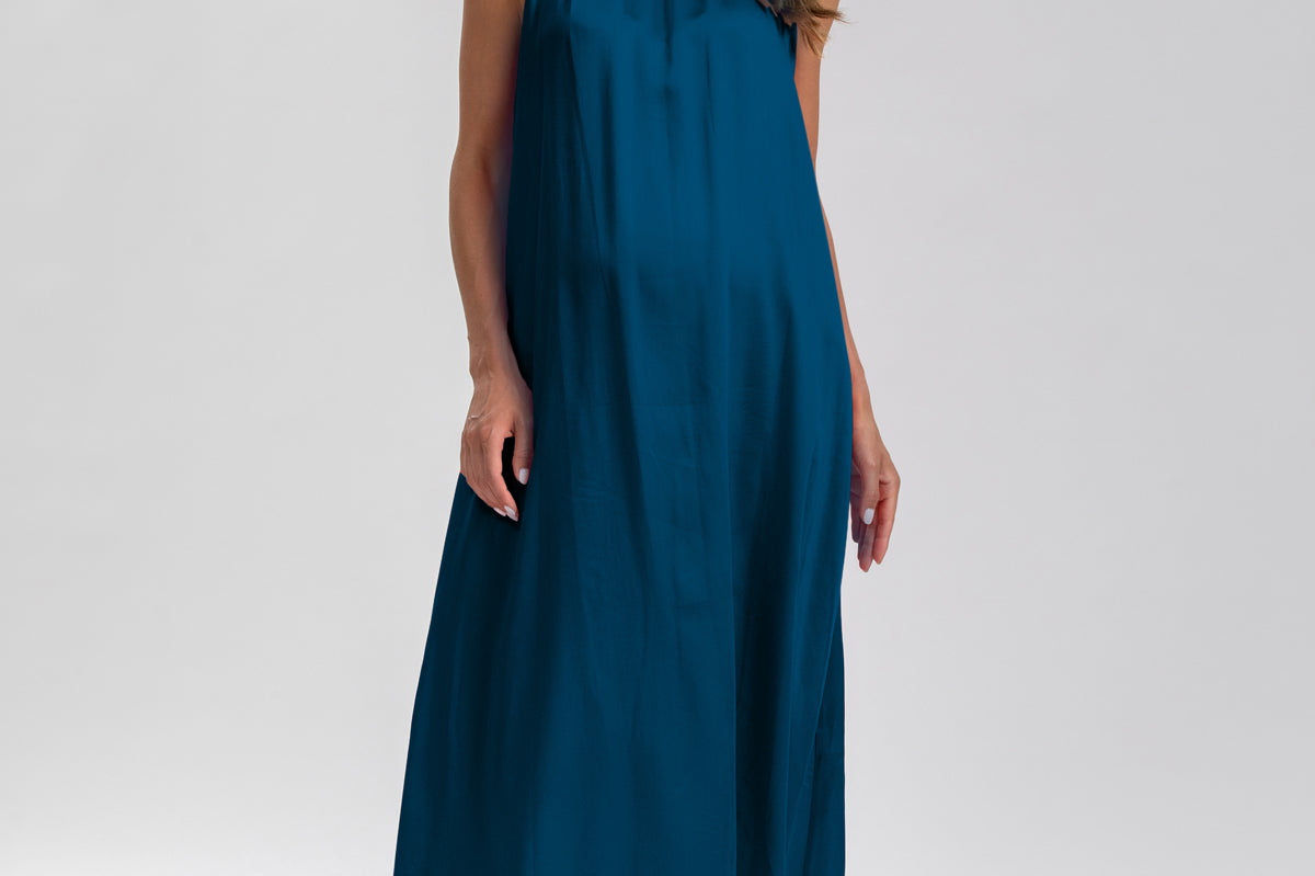 Pietro Brunelli Maternity Clarissa Corsair Maxi Dress with Removable Belt 2