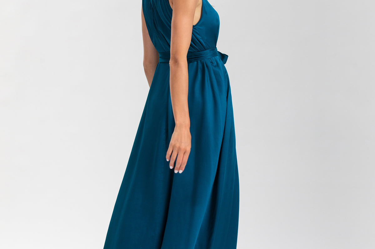 Pietro Brunelli Maternity Clarissa Corsair Maxi Dress with Removable Belt 3