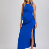 Pietro Brunelli Maternity Blossom Dress in Blue Iris 2