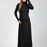 Pietro Brunelli Maternity Camella Black Jersey Maternity Dress 2