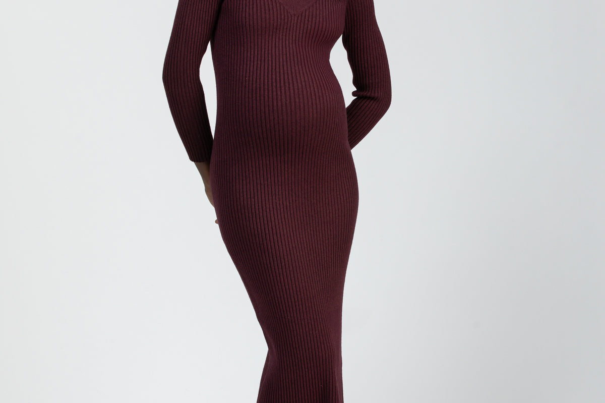 Pietro Brunelli Maternity Cara V-neck Maternity Dress 3