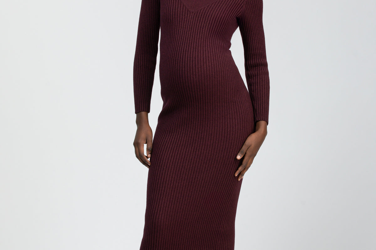 Pietro Brunelli Maternity Cara V-neck Maternity Dress 5