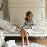 Avery Row Children's Towelling Robe - Quail 5