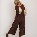 JOURNY Ada Jumpsuit - Linen - Chocolate Brown 10