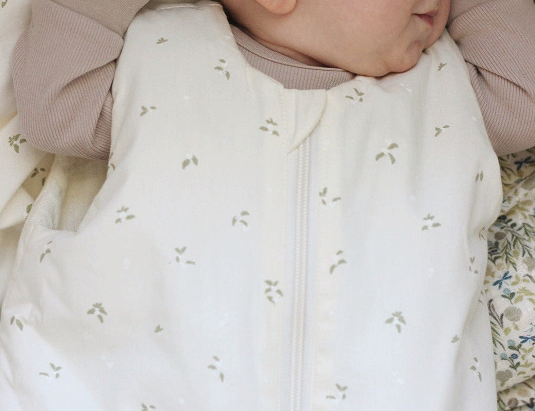 Avery Row Baby Sleeping Bag - Nettle Scatter 1