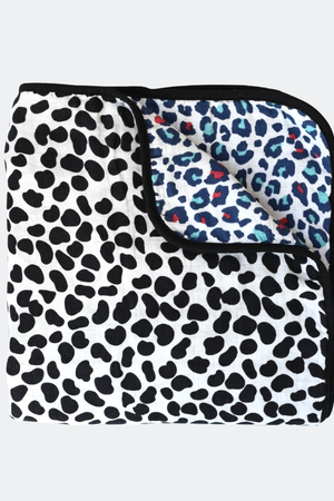 Etta Loves ANIMAL PRINT MUSLIN BLANKET - Reversible Newborn to 4 Months / 5+ Months 2