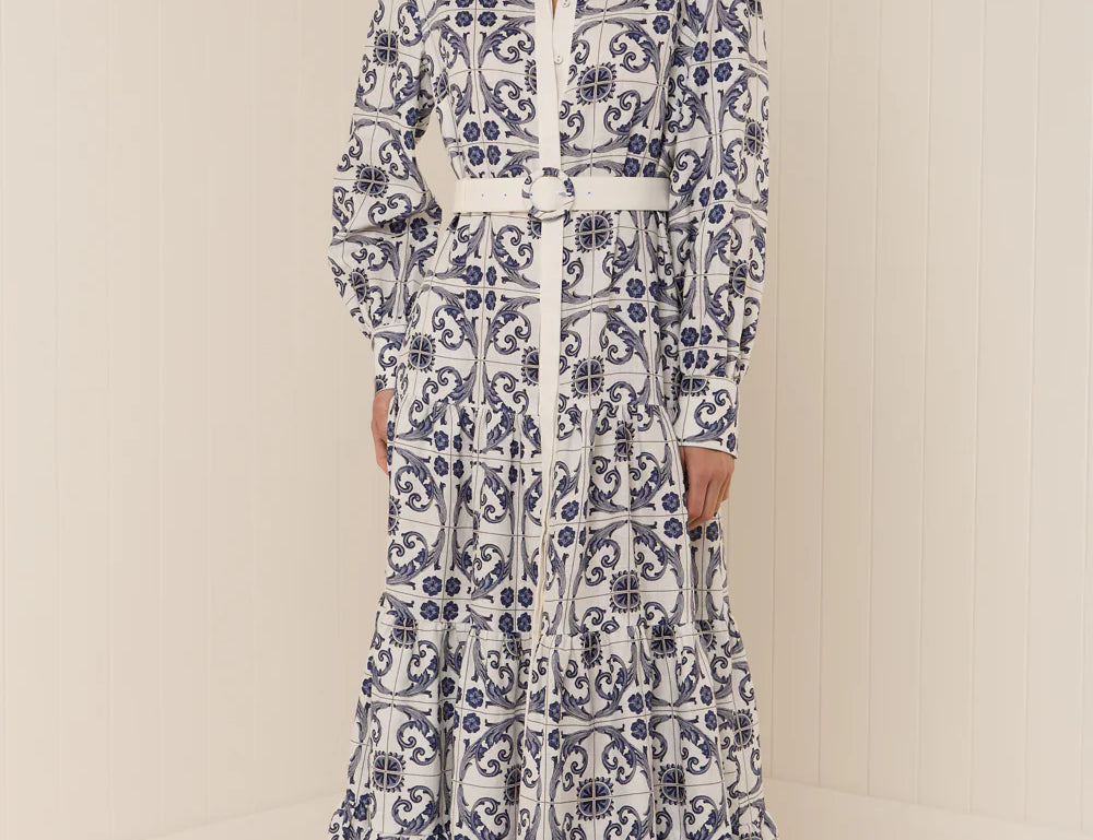 Palm Noosa Aria Dress in Bella Tile 1