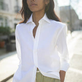 With Nothing Underneath With Nothing Underneath Boyfriend Shirt Weave 1