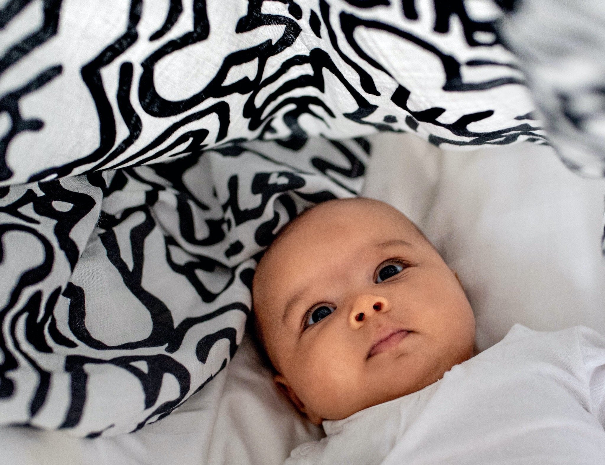 Etta Loves Etta Loves × Keith Haring 2-pack muslin squares 2