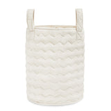 Avery Row Large Quilted Storage Basket - Wild Chamomile 4