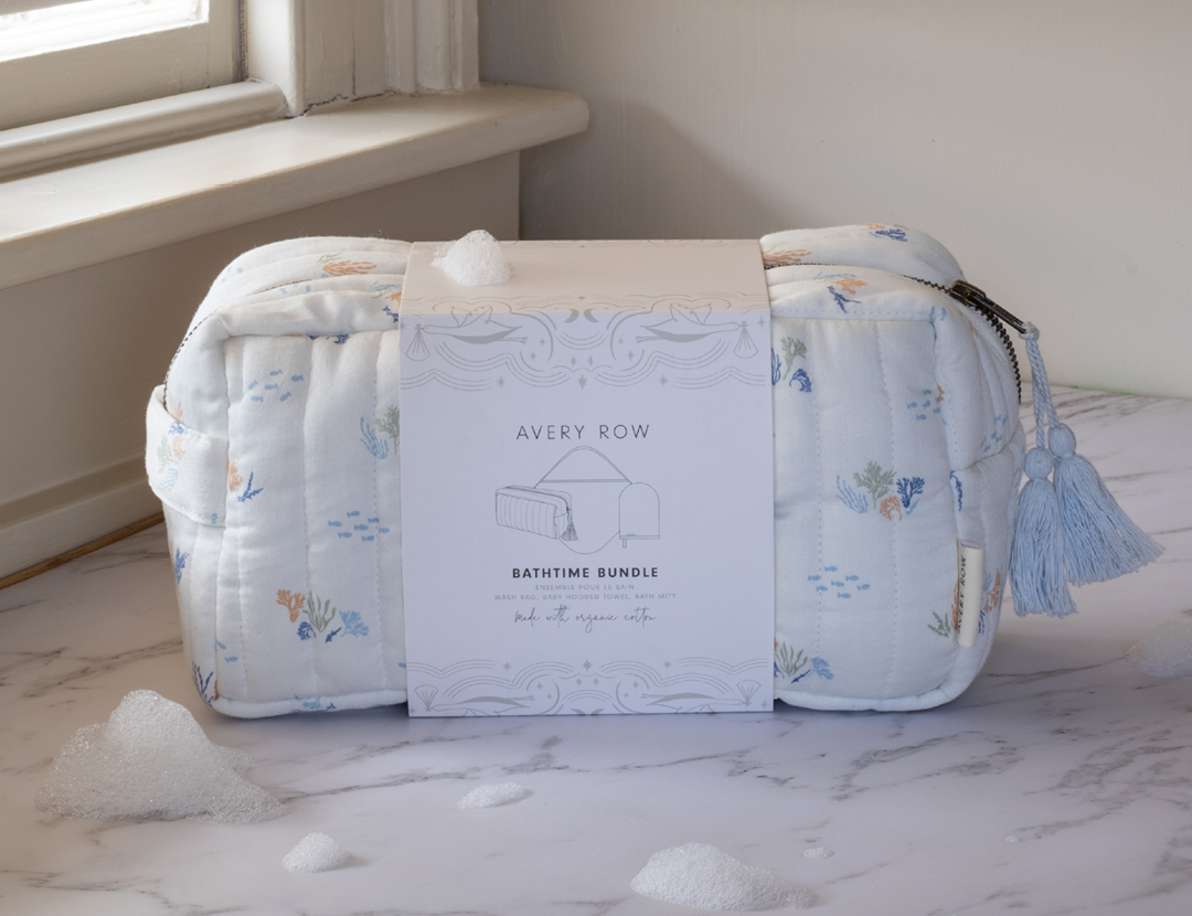 Avery Row Bathtime Bundle New Baby Gift Set - Coastline 2