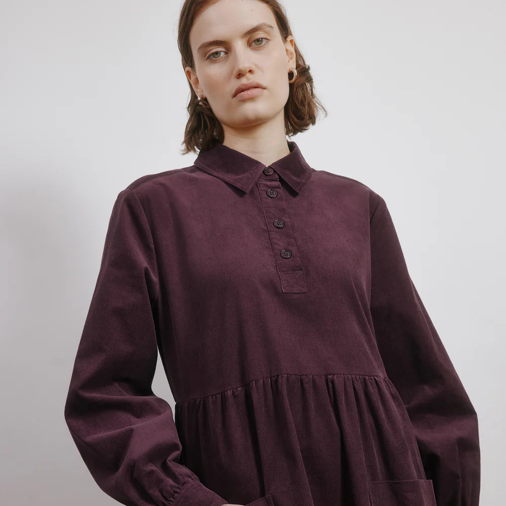 Albaray Cord Placket Midi Dress 6