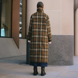 Albaray Check Funnel Neck Coat 7